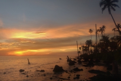 západ slunce na ostrovech Banyak