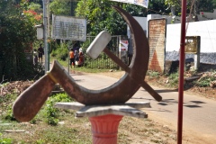 Zarezlý symbol kousek od hranic Keraly