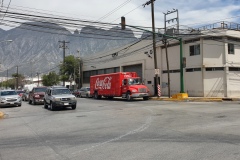 Kamion s Coca-Colou